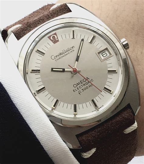 omega constellation chronometer electronic f300hz watch|More.